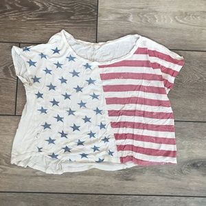 American Cropped Tee